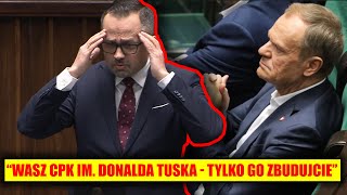 Poseł Horała zmiażdżył rząd Tuska ws CPK [upl. by Boutis]