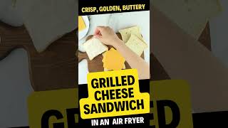 How To Make Air Fryer Grilled Cheese Sandwich  It Is Super Easy [upl. by Kilah72]