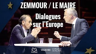 Débat Bruno Le Maire  Eric Zemmour Lidentité des peuples européens [upl. by Eedrahc]