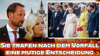 Kronprinz Haakon und Prinzessin MetteMarit trafen nach den Ereignissen eine mutige Entscheidung [upl. by Kimura]