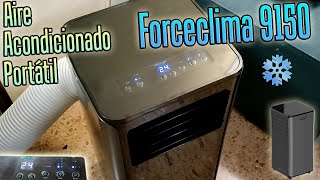 ForceClima 9150 Heating  Unboxing instalación y funcionamiento Aire Acondicionado Portátil❄️CECOTEC [upl. by Dnamra]