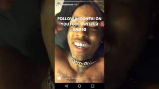 Xxxtentacion shouting out Imdontai on his Instagram story [upl. by Enerual]