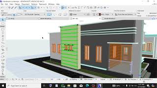 How to design a log wall in Archicad [upl. by Ranson566]