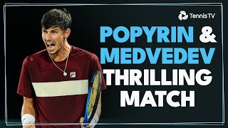 Thrilling Daniil Medvedev amp Alexei Popyrin Encounter 🔥  Paris 2024 Highlights [upl. by Muhan583]