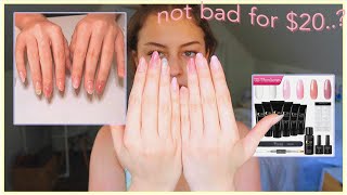 a relaxing video where I try polygel nails for the first time [upl. by Feld]