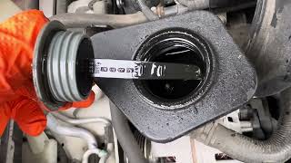 VW Jetta Power Steering Fluid Level Check [upl. by Margalit]