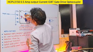 HCPL3150 IGBT Gate Drive ic OV3150 Optocoupler Full Details with CIRCUIT Diagram HBridge IGBT Based [upl. by Susanna]