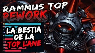 RAMMUS REWORK TOP vs Vi  WTF THIS DAMAGE ESTA ROTISIMO eldelabarrapan  lol [upl. by Novyart112]