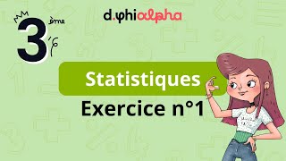 Exercice corrigé  Statistiques 3ème [upl. by Ocsecnarf493]