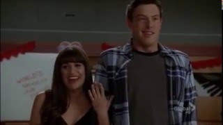 Glee Finn and Rachel announce they are getting married 3x13 [upl. by Enamart]