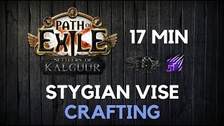 How I crafted Stygian Vise Belts in PoE 325 Settlers [upl. by Aihsoj]