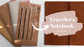 How to Set Up Your Travelers Notebook  A Guide for Beginners [upl. by Eniwtna507]