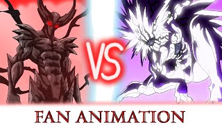 Garou VS Boros Part 3  Fan animation  OPM [upl. by Stanfill]