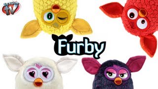 Furby 2013 20cm Plush Soft Toy Review Hasbro [upl. by Caryn]