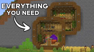 Minecraft Ultimate Mountain House Tutorial🏠 [upl. by Yecrad]