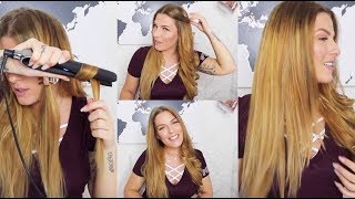 LOCKEN amp GLÄTTEN mit ghd Glätteisen HAIR TUTORIAL easy amp schnell [upl. by Eikciv]