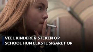 Scholen worstelen met rookverbod op schoolplein [upl. by Eslek]