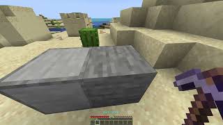 Minecraft Survival How to Make Stone Slab [upl. by Brynna312]