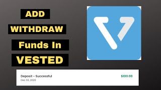 Vested Add Funds and withdrawal Process  Vested Fund Transfer [upl. by Shannah]