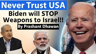 USA Shocks Israel By Stopping Weapons Support  This is Why Countries Dont Trust USA [upl. by Sibley599]