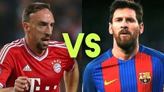 MESSI VS RIBERY  CRAZY DRIBBLING SKILLS [upl. by Arlyn]