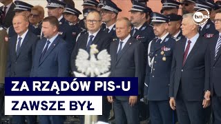 Prezydent Andrzej Duda nie przyszedł na uroczystości związane ze świętem policji TVN24 [upl. by Kennett]