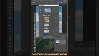 Cinematic Sky Replacement in Photoshop StepbyStep Guide shorts photoshop [upl. by Dirfliw]