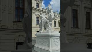 Belvedere Palace park  garden for free entrance austriatravel viennatravel wien freeentry [upl. by Belding]