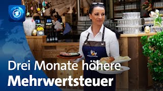 Drei Monate nach Anhebung der Mehrwertsteuer in Restaurants [upl. by Genevieve]