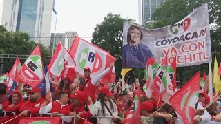 Claudia Sheinbaum al Zócalo discurso de Xóchitl Gálvez y mitin de Jorge Álvarez  Elecciones 2024 [upl. by Enneiviv680]