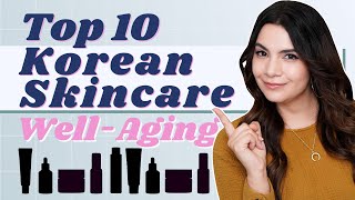 Top 10 Korean Skincare for WellAging [upl. by Luapnaej]