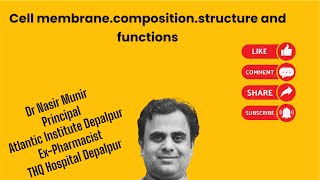 Cell membrane it’s structure composition and functions [upl. by Marillin]