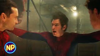 SpiderMan No Way Home  quotI Love You Guysquot Three Peters Prepare to Fight [upl. by Clotilda]