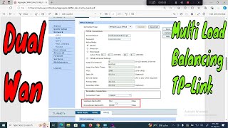 How to Setup Load Balance to aggregate Multi WAN links Together  TPLINK TLR480T [upl. by Eelydnarb]