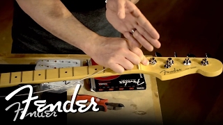 How To Change Your Bass Strings  Fender [upl. by Adabelle309]