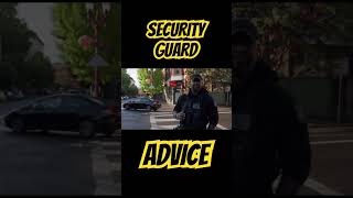 SECURITY GUARD TRAINING IMPORTANT ADVICE FOR GUARDS securityguard securityguardlife iykyk viral [upl. by Loleta]