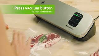 Space Saving Vacuum Sealing System  Howto Seal [upl. by Ennyletak]