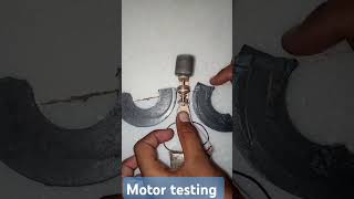 Motor testingdcmotor [upl. by Fachini]