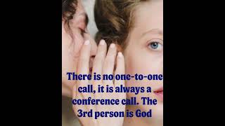 Conference call or onetoone call motivation speaktruth gossip conferencecall call godhears [upl. by Ahsiak]