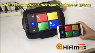 easy connection APP Mirror Link for Hifimax Android GPS [upl. by Aneleve908]