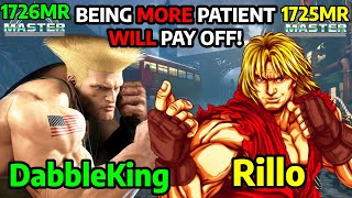 👑 STREET FIGHTER 6 ➥ DabbleKing GUILE ガイル VS Rillo KEN ケン MASTER RANKS 👑 [upl. by Jessie96]