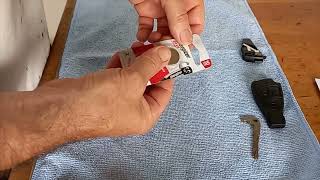 How to change C55 key battery [upl. by Bette]