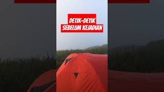 Detikdetik 😬 puncak gunung Ungaran terjadi peristiwa tertutup tembok kabut gunung pendakian [upl. by Isidoro]