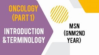 introduction of oncology  terminology of oncology in hindi [upl. by Breena786]