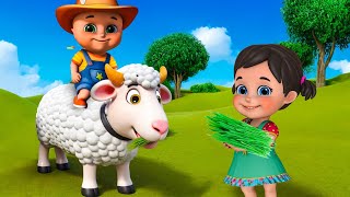 Baa Baa White Sheep New Compilation  Animal Farm Song  Nursery Rhymes and Kids Songs  Baby Bobo [upl. by Theodosia]