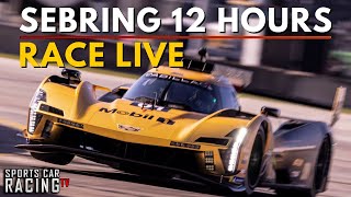 SEBRING 12 HOURS  RACE LIVE  IMSA WSCC 2024 [upl. by Ardnod]