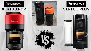 Nespresso Vertuo Pop VS Nespresso Vertuo Plus  Coffee machine review [upl. by Ongineb882]