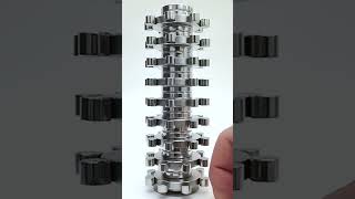 Vibrating Tower of Magnets magnettricks vibration wave [upl. by Minsk]