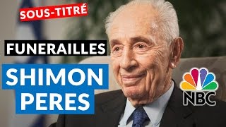 Lactualité soustitrée en anglais  funérailles de Shimon Peres [upl. by Ellerret883]