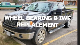 F150 WHEEL BEARING AND IWE REPLACEMENT [upl. by Adnarrim]